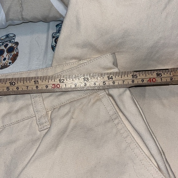 ROLLAS High Rise Wide Leg Jeans size 10/Medium beige - Picture 9 of 11